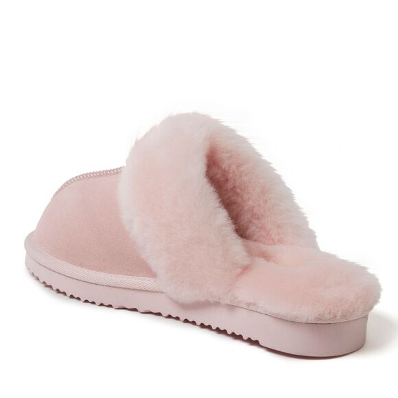 Fireside by Dearfoams Women's Sydney Genuine Shearling Scuff Slipper - Picture 3 of 7